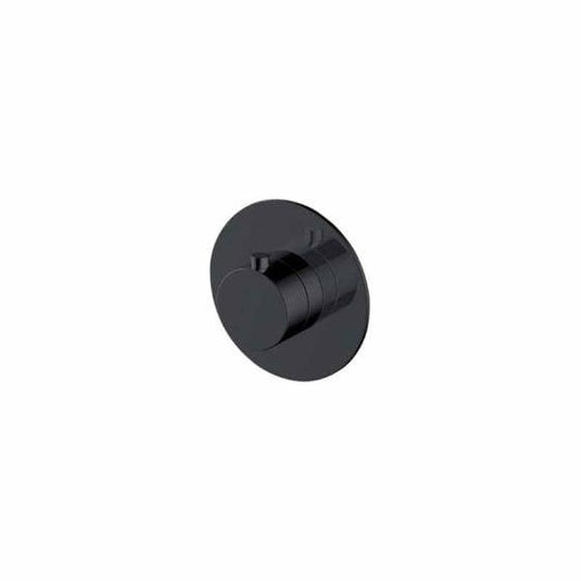 RAK Ceramics Petit Round Concealed Thermostatic Valve - Matt Black - RAKPER3024B - Envy Bathrooms Ltd