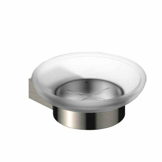 RAK Ceramics Petit Round Soap Dish Holder - Brushed Nickel - RAKPER9905-1N - Envy Bathrooms Ltd