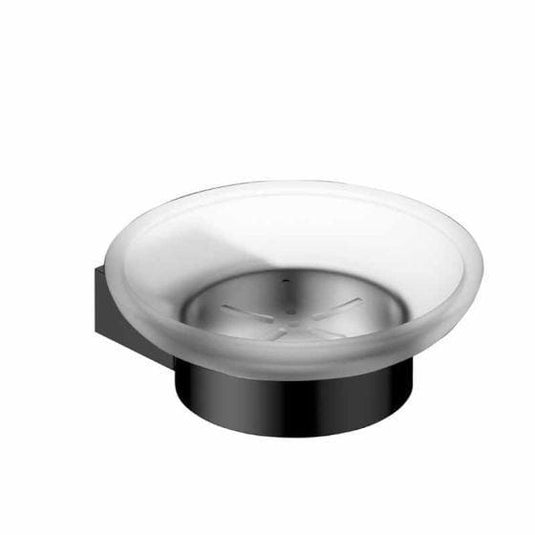 RAK Ceramics Petit Round Soap Dish Holder - Matt Black - RAKPER9905-1B - Envy Bathrooms Ltd