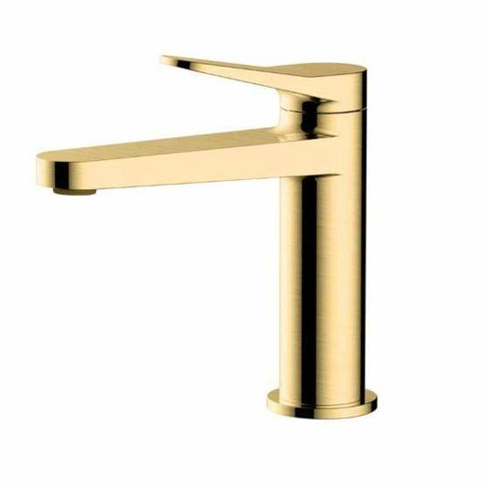 RAK Ceramics Petit Round Standard Basin Mixer - Brushed Gold - RAKPER3001G - Envy Bathrooms Ltd