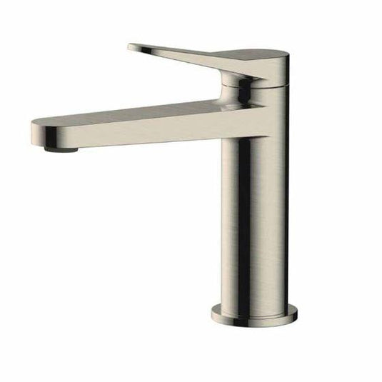 RAK Ceramics Petit Round Standard Basin Mixer - Brushed Nickel - RAKPER3001N - Envy Bathrooms Ltd