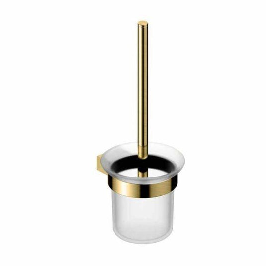 RAK Ceramics Petit Round Toilet Brush Holder - Brushed Gold - RAKPER9908G - Envy Bathrooms Ltd