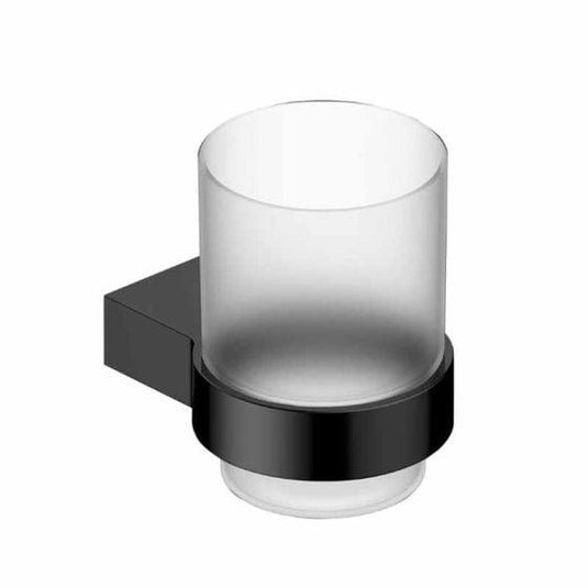 RAK Ceramics Petit Round Tumbler Holder - Matt Black - RAKPER9903B - Envy Bathrooms Ltd