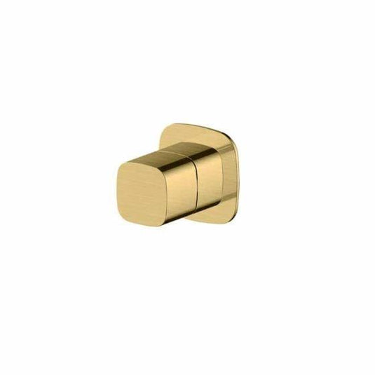 RAK Ceramics Petit Square Concealed Diverter Dual Outlet - Brushed Gold - RAKPES3020-2G - Envy Bathrooms Ltd