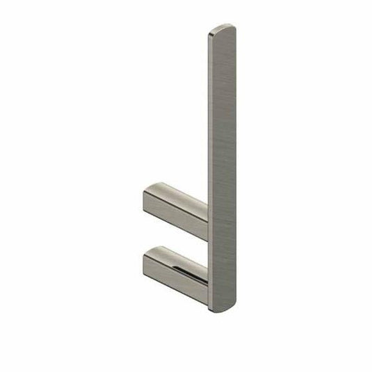 RAK Ceramics Petit Square Spare Toilet Roll Holder - Brushed Nickel - RAKPES9902-3N - Envy Bathrooms Ltd