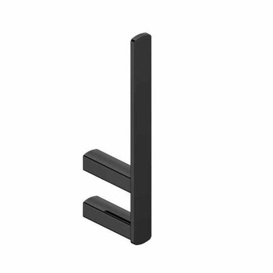 RAK Ceramics Petit Square Spare Toilet Roll Holder - Matt Black - RAKPES9902-3B - Envy Bathrooms Ltd