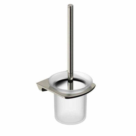RAK Ceramics Petit Square Toilet Brush Holder - Brushed Nickel - RAKPES9908N - Envy Bathrooms Ltd