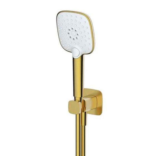 RAK Ceramics Petit Square Wall Mounted Shower - Brushed Gold - RAKPES4005G - Envy Bathrooms Ltd