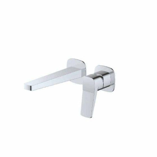 RAK Ceramics Petit Square Wall Mounted Single Lever Basin Mixer Tap - Chrome - RAKPES3007C - Envy Bathrooms Ltd
