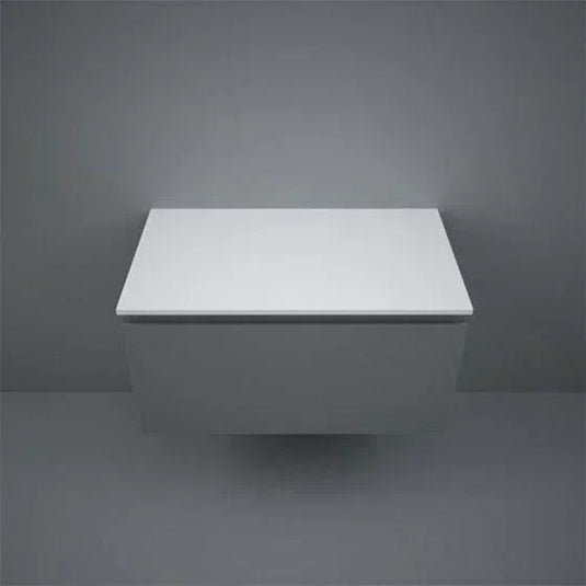 RAK Ceramics Plano Solid 800mm Worktop - Matt White - PLASL08146500 - Envy Bathrooms Ltd