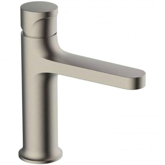 RAK Ceramics -Positano Standard Basin Mixer in Brushed Nickel - RAKPOS3001N - Envy Bathrooms Ltd
