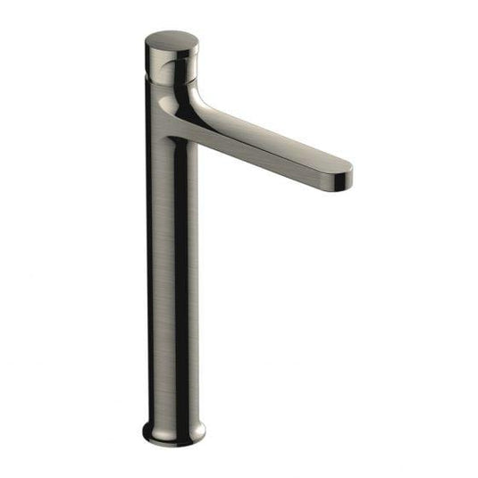 RAK Ceramics Positano Tall Basin Mixer in Brushed Nickel - RAKPOS3003N - Envy Bathrooms Ltd