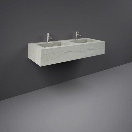 RAK Ceramics Precious 1200mm Wall Mounted Counter Wash Basin with 0th in Macaubus - PRECT12347101A0 - Envy Bathrooms Ltd