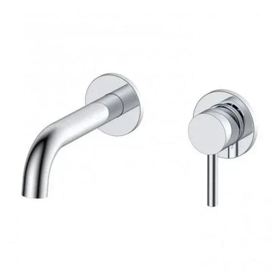 RAK Ceramics Prima Tech 2 Hole Wall Mounted Basin Mixer - Chrome - RAKPRT3008 - Envy Bathrooms Ltd