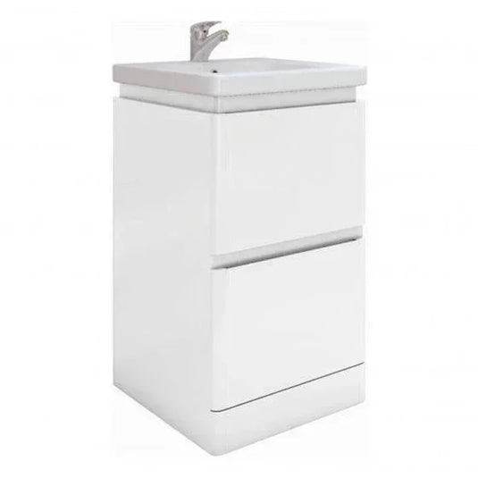 RAK Ceramics Resort 500mm Floor Standing Basin Unit - White - RAKRSTFSU50600 - Envy Bathrooms Ltd