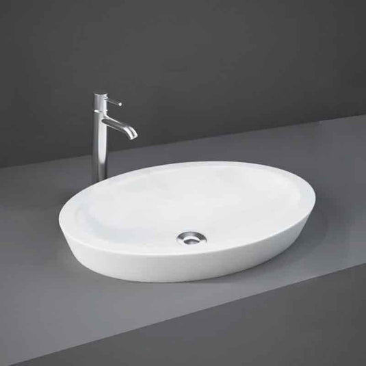 RAK Ceramics Resort 58cm Oval Countertop Basin - RST01AWHA - Envy Bathrooms Ltd