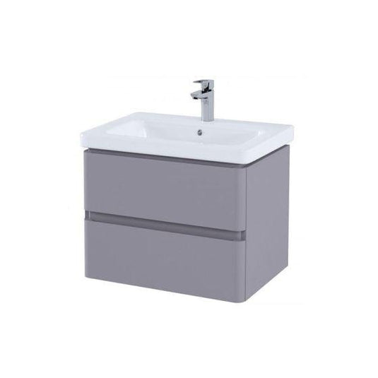 RAK Ceramics Resort Basin Unit With Double Draw - Matt Mushroom - RAKRSTWBU65602 - Envy Bathrooms Ltd