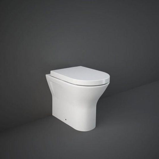 RAK Ceramics Resort Comfort Height Rimless Back to Wall Toilet Pan - Alpine White - RST20AWHA - Envy Bathrooms Ltd