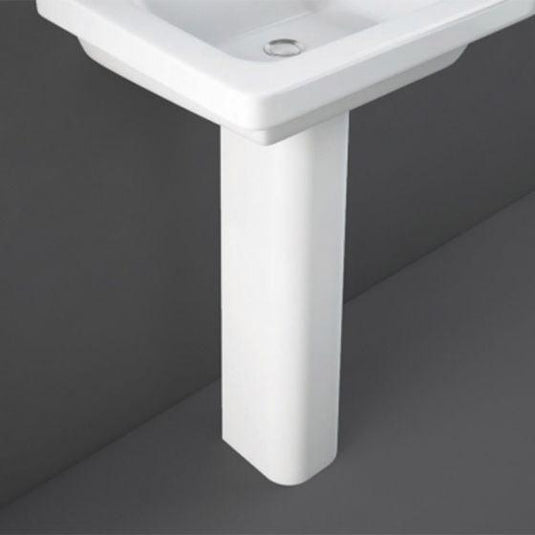 RAK Ceramics Resort Full Pedestal For 50cm, 55cm and 65cm Basins - CY0102AWHA - Envy Bathrooms Ltd