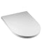 RAK Ceramics Resort Maxi Slimline Urea Toilet Seat & Cover, Soft Close | White | RAKSEAT013