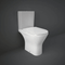 RAK Ceramics Resort Mini Rimless Close Coupled Full Access Open Back Toilet Pan | Alpine White | RST18AWHA