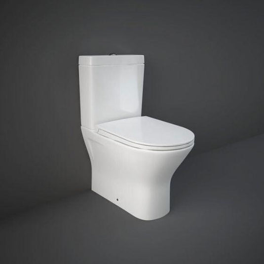 RAK Ceramics Resort Mini Quick Release Sandwich Soft Close Seat - White - RAKSEAT012 - Envy Bathrooms Ltd