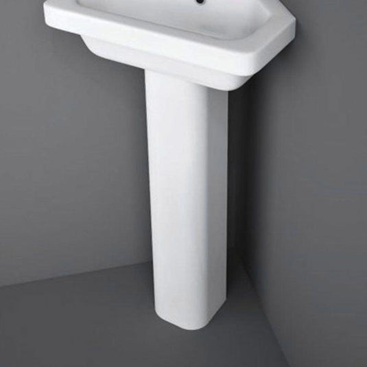 RAK Ceramics Resort Slim Pedestal For 50cm Basin & 45cm Corner Basin - RSTSLPED - Envy Bathrooms Ltd