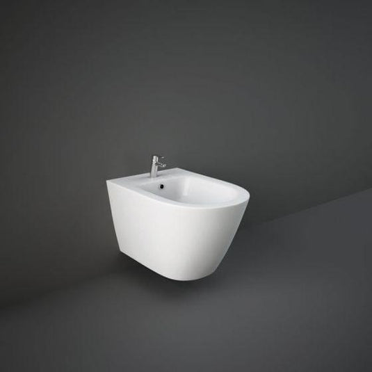 RAK Ceramics Resort Wall Hung Bidet with Hidden Fixations - White - RST07AWHA - Envy Bathrooms Ltd