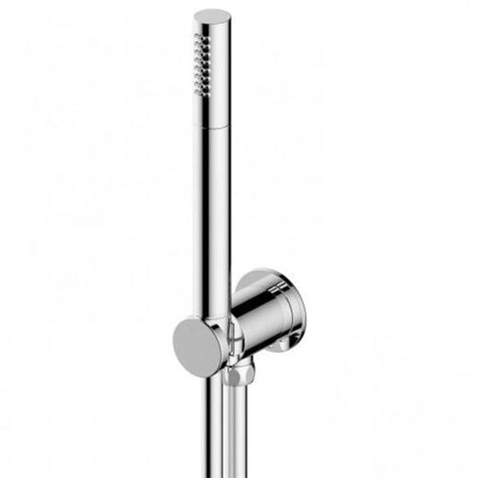 RAK Ceramics Round Shower Handset With Hose & Bracket - Chrome - RAKITA4005C - Envy Bathrooms Ltd