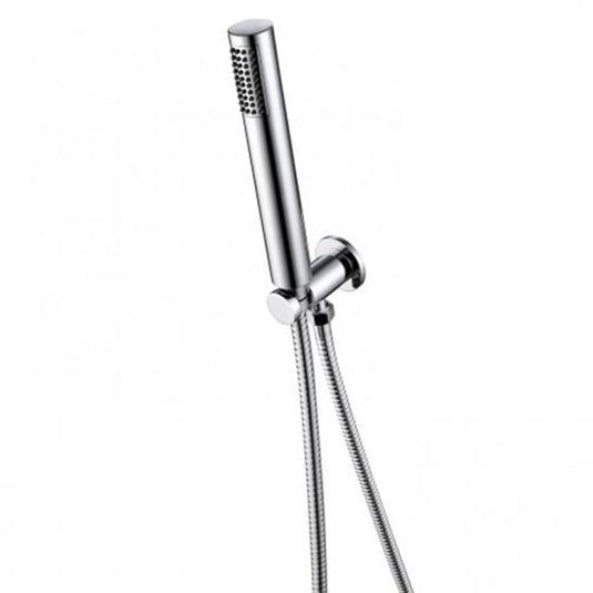 RAK Ceramics Round Shower Handset With Hose & Bracket - Chrome - RAKSHW4002 - Envy Bathrooms Ltd