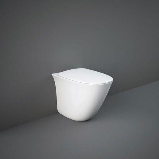 RAK Ceramics Sensation Rimless Back to Wall Toilet Pan - White - SENWC1346AWHA - Envy Bathrooms Ltd