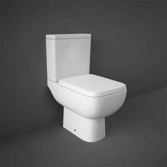 RAK Ceramics Series 600 Close Coupled Toilet Pan - Alpine White - SE11AWHA - Envy Bathrooms Ltd