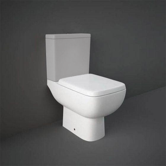 RAK Ceramics Series 600 Close Coupled Toilet Pan - Alpine White - SE11AWHA