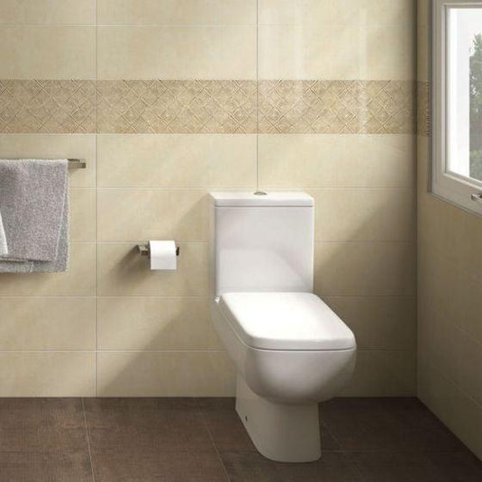 RAK Ceramics Series 600 Close Coupled Toilet Pan - Alpine White - SE11AWHA - Envy Bathrooms Ltd