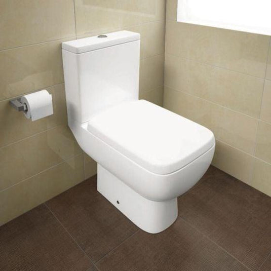 RAK Ceramics Series 600 Close Coupled Toilet Pan - Alpine White - SE11AWHA - Envy Bathrooms Ltd