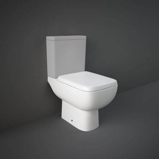 RAK Ceramics Series 600 Close Coupled Toilet Pan with Cistern - Alpine White - S600PAKNS