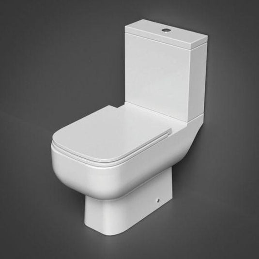 RAK Ceramics Series 600 Quick Release Slim Sandwich Toilet Seat - Alpine White - RAKSEAT017 - Envy Bathrooms Ltd