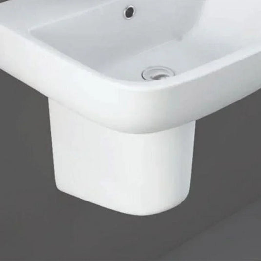 RAK Ceramics Series 600 Semi Pedestal For 52cm Basin - SE0103AWHA - Envy Bathrooms Ltd