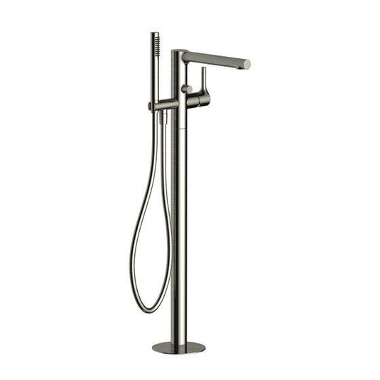 RAK Ceramics Sorrento Free Standing Bath/Shower Mixer - Brushed Nickel - RAKSOR3014N - Envy Bathrooms Ltd