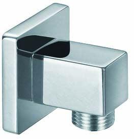 RAK Ceramics Square Wall Outlet Elbow - Chrome - RAKSHW2001 - Envy Bathrooms Ltd