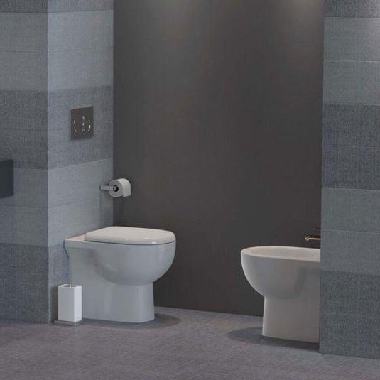 RAK Ceramics Tonique Back To Wall Toilet Pan - Alpine White - 
TQ18AWHA - Envy Bathrooms Ltd