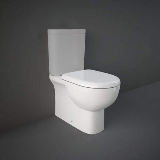 RAK Ceramics Tonique Close Coupled Toilet Pan - Alpine White - TONCCBTWPAN