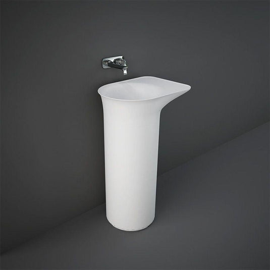 RAK Ceramics Valet Free Standing Basin 0 Tap Hole - Matt White - VALFS5300500A - Envy Bathrooms Ltd