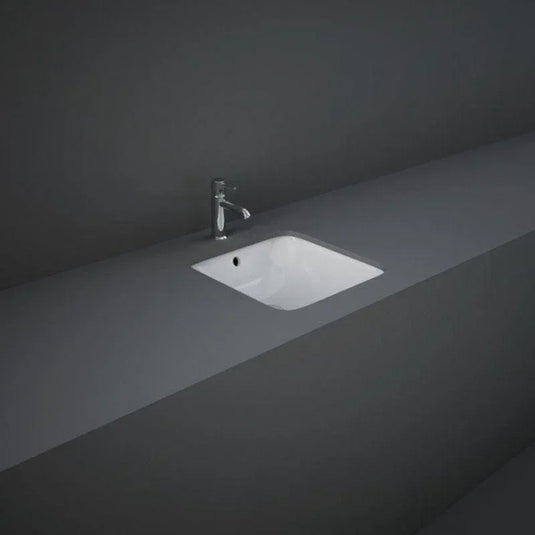 RAK Ceramics Variant Square Under Counter Wash Basin 360mm - Alpine White - VARUC43600AWHA - Envy Bathrooms Ltd