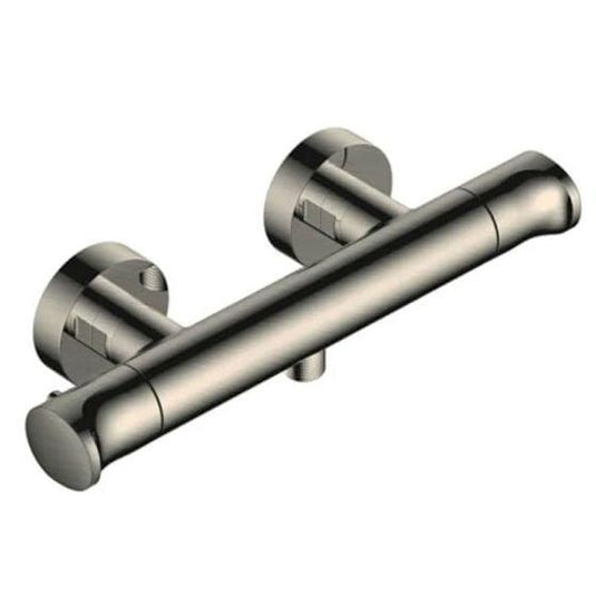 RAK Ceramics Wall Mounted Exposed Thermostatic Bar Valve - Brushed Nickel - RAKITA3303N - Envy Bathrooms Ltd