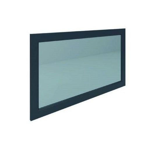 RAK Ceramics Washington 1200mm Flat Mirror in Black (W1185 x H650) - RAKWMR120504 - Envy Bathrooms Ltd