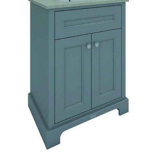 RAK Ceramics Washington 600mm Basin Unit in Grey - RAKWBU60503 - Envy Bathrooms Ltd