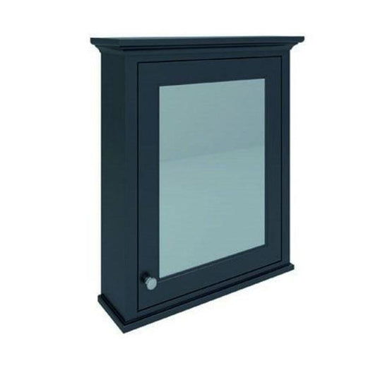 RAK Ceramics Washington 600mm Mirror Cabinet in Black (W650 x H750mm) - RAKWMC60504 - Envy Bathrooms Ltd