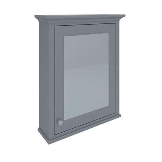 RAK Ceramics Washington 600mm Mirror Cabinet in Grey (W650 x H750mm) - RAKWMC60503 - Envy Bathrooms Ltd