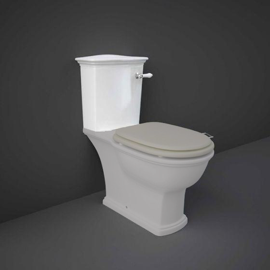 RAK Ceramics Washington Close Coupled Cistern with Front flush Lever Handle - White - WT22AWHA